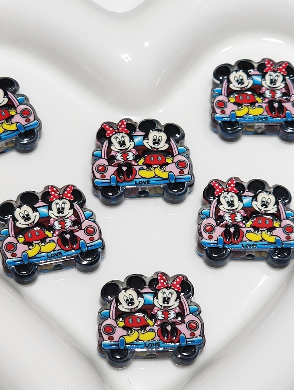 Mouse Beads 2 Pcs Focal Beads Crafts Beaded Pen Charms Jewelry Making Earrings